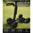 AESWGOF electric golf scooter riding on the golf course field