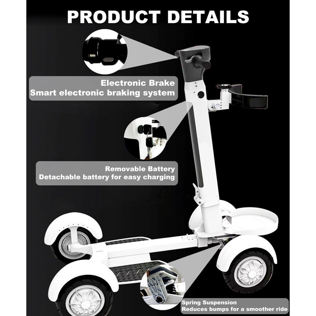AESWGOF electric golf scooter with electronic brake and suspension