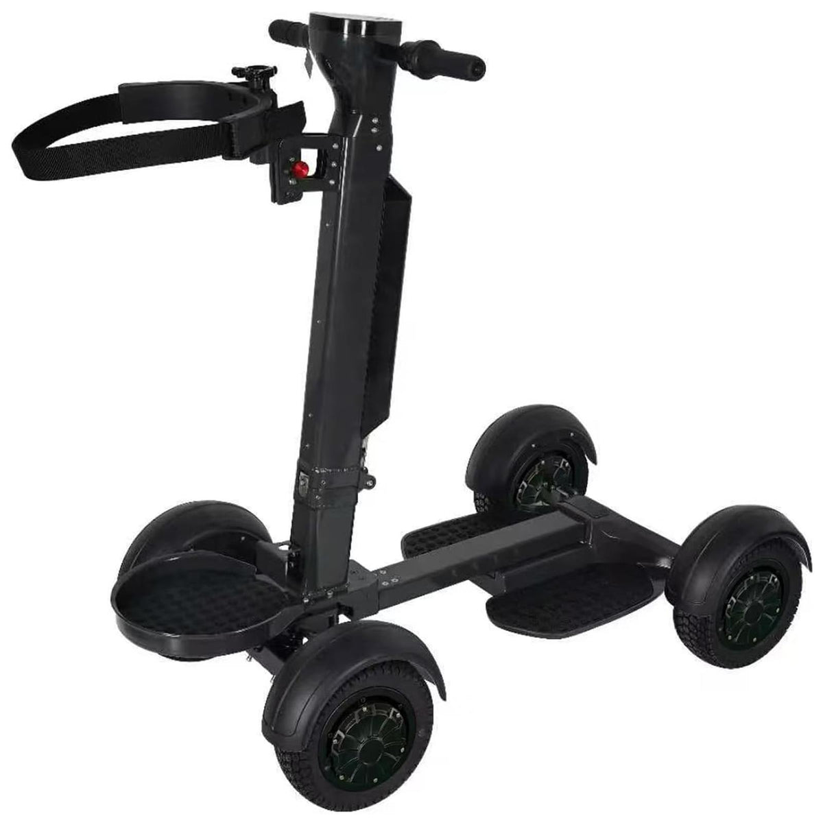 AESWGOF electric golf scooter black model main view