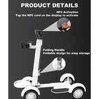 AESWGOF electric golf scooter with NFC start and folding handle