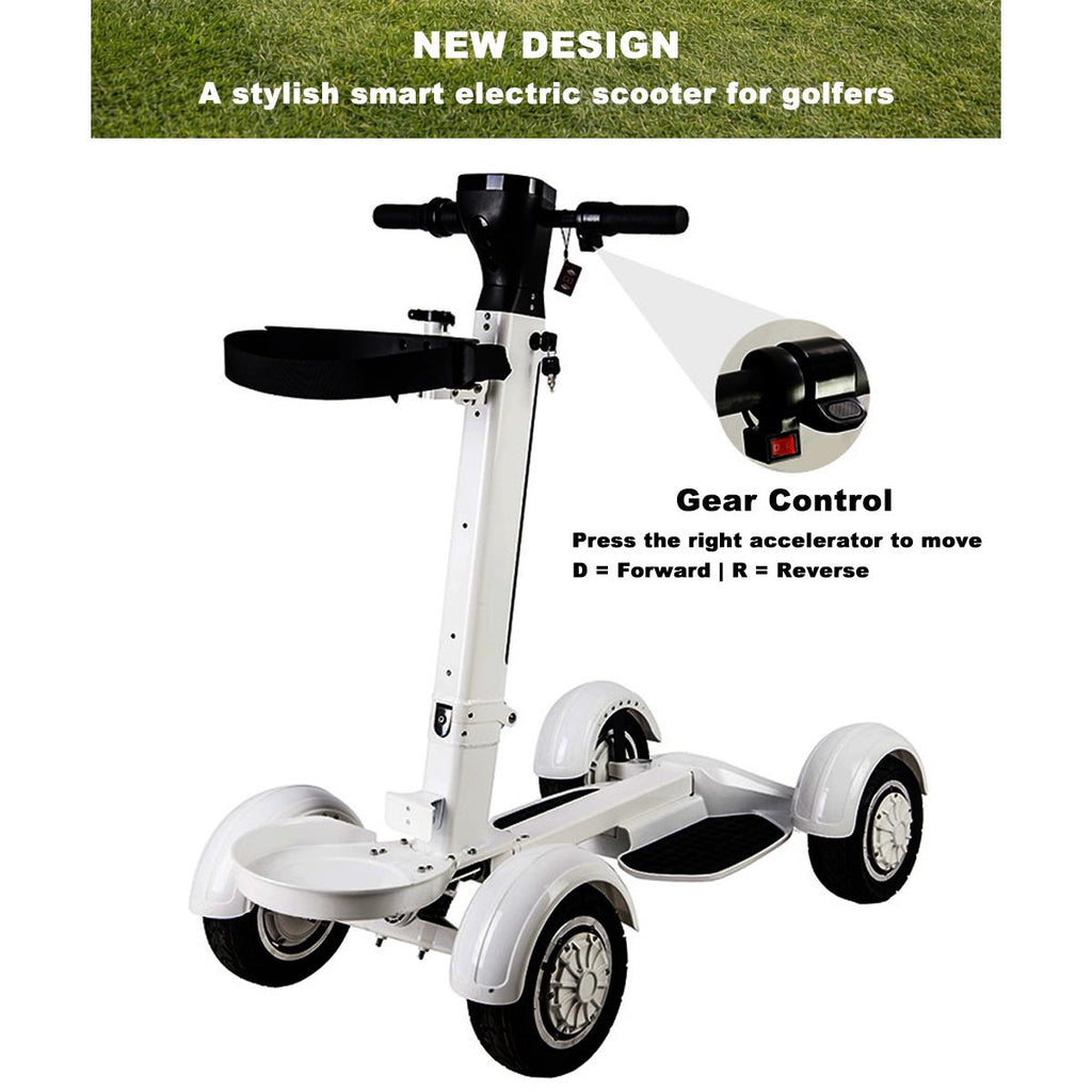 AESWGOF electric golf scooter with steering and gear control