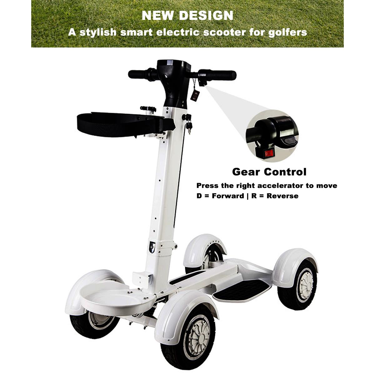 AESWGOF electric golf scooter with steering and gear control
