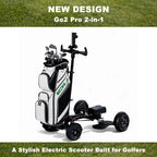 AESWGOF Go2 PRO Foldable Electric Golf Scooter – 1600W Dual Motor, Up to 50 km Range, Adjustable Handlebar & Safe Braking System