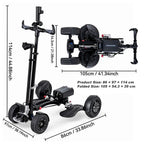 AESWGOF Go2 PRO Foldable Electric Golf Scooter – 1600W Dual Motor, Up to 50 km Range, Adjustable Handlebar & Safe Braking System