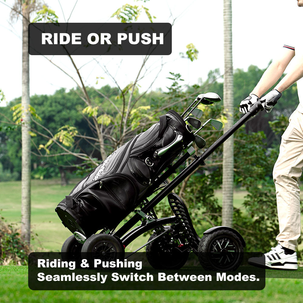 AESWGOF Go2 PRO Foldable Electric Golf Scooter – 1600W Dual Motor, Up to 50 km Range, Adjustable Handlebar & Safe Braking System